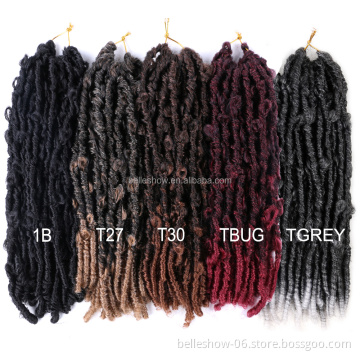 14"Butterfly Locs Crochet Braids Hair Distressed Faux Locs Crochet Hair 20Strands/pack Locs Pre-Twist Braiding